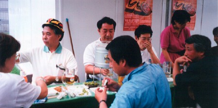 お父さんの為(？)のビア懇談会